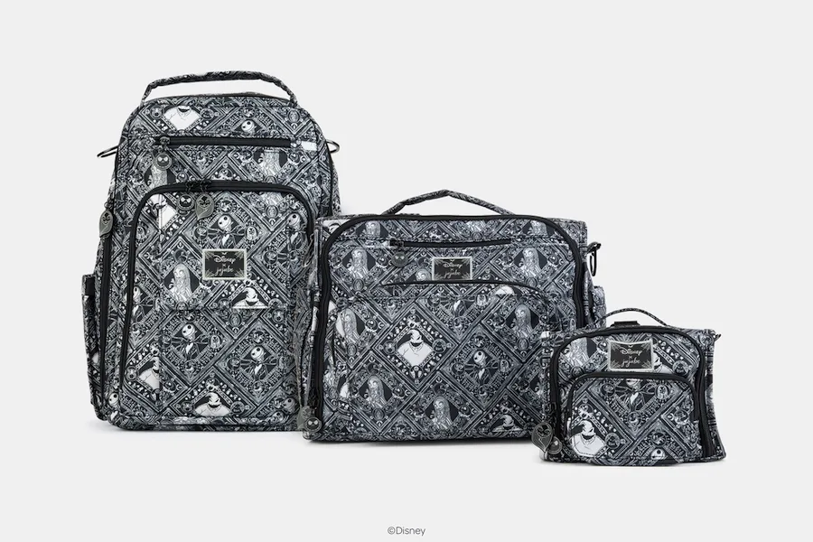 The cool new Nightmare Before Christmas diaper bag collection from JuJuBe