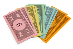 Wouldn't it be great if all the Monopoly money were real?