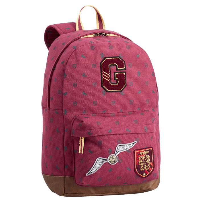Coolest backpacks for grade school: Harry Potter Gryffindor bag | Back to school guide 2019 Cool Mom Picks