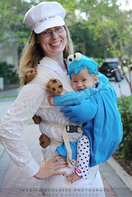 Creative Halloween costumes for baby: Milk & Cookies by Jessica Schaefer Photography