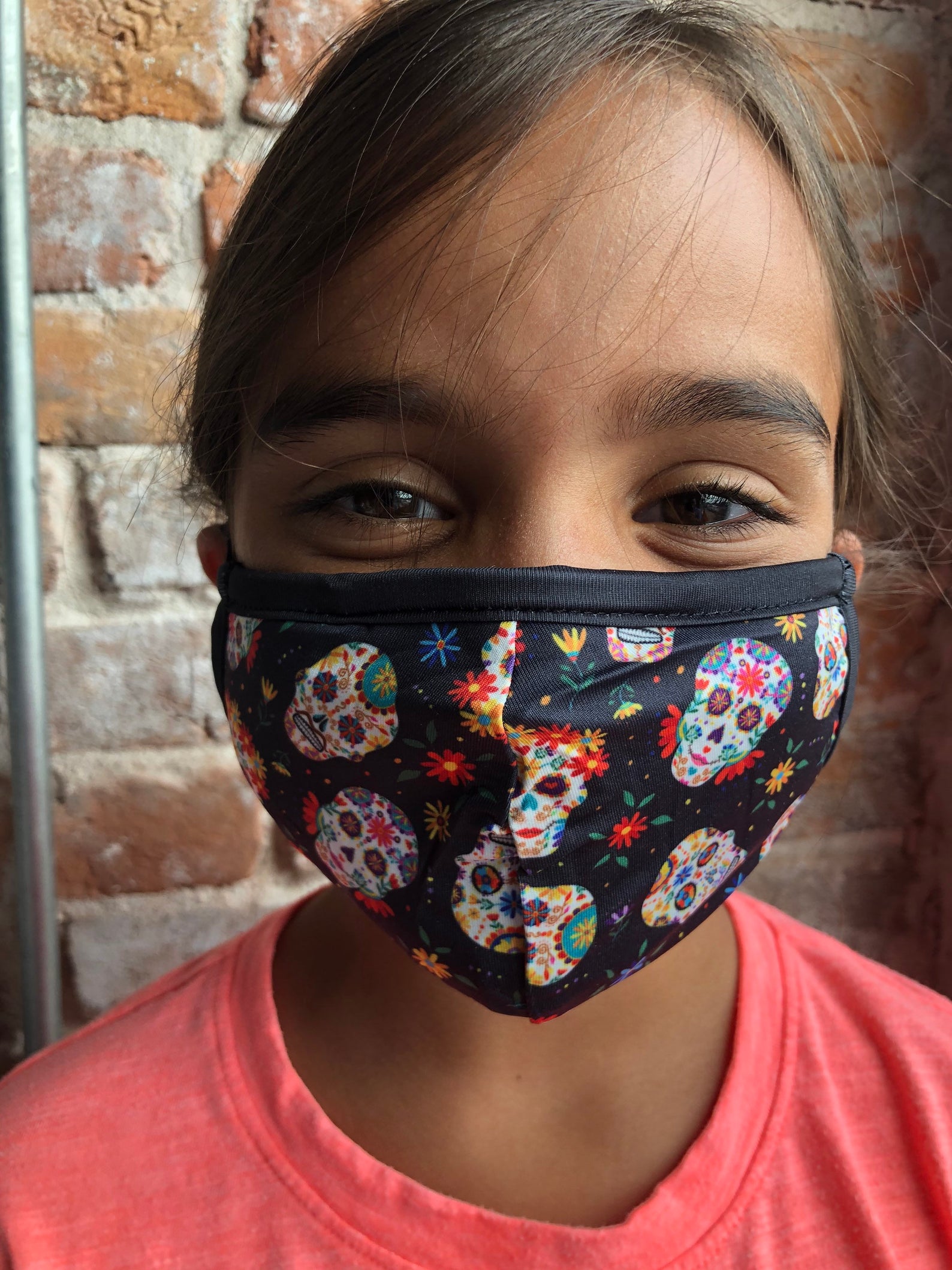 Halloween face masks for kids: Sugar skull Halloween mask at Mask My Face