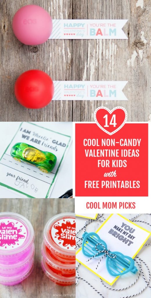 14 cool non-candy Valentine ideas for kids' classrooms and parties, all with free printables | Cool Mom Picks