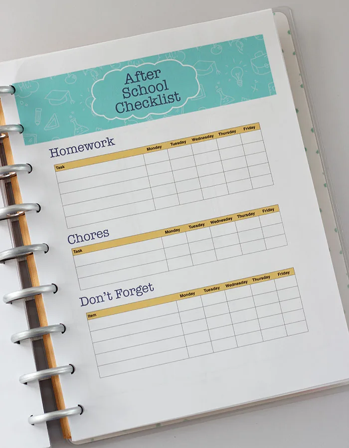Back to school organizational lifesavers: Morning Routine baskets at First Home Love Life