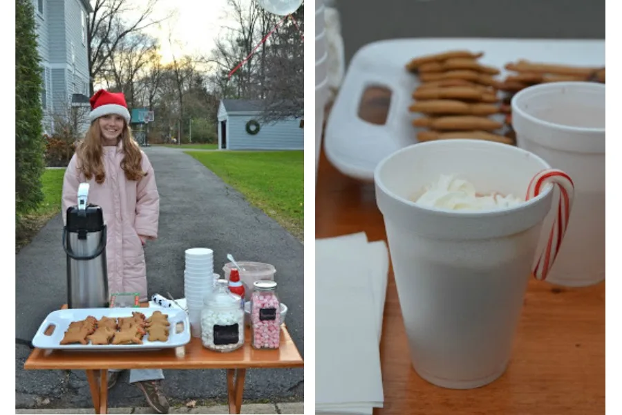 Acts of Kindness: Hot cocoa stand for charity