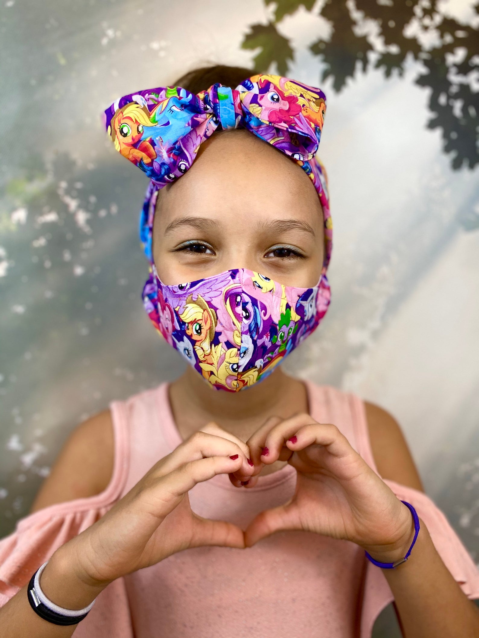 Cool face mask accessories for kids: A matching headband that's super fun is even more motivation to keep your mask on.