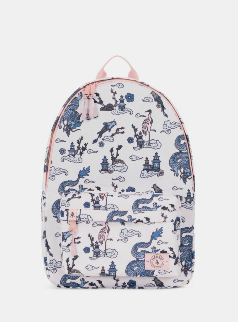 Parkland backpacks in new medieval dragon print