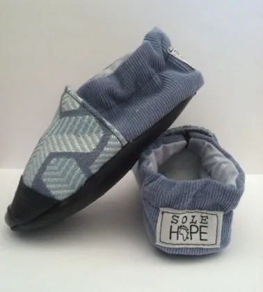 Sole Hope shoe cutting party