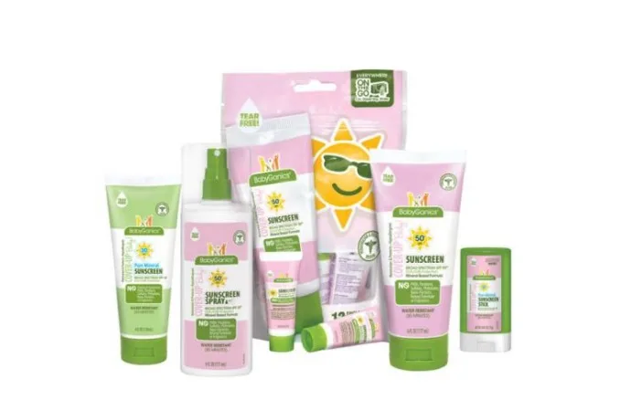 Babyganics safe sunscreen for kids