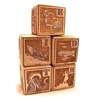 Steampunk building blocks for the junior mad scientist