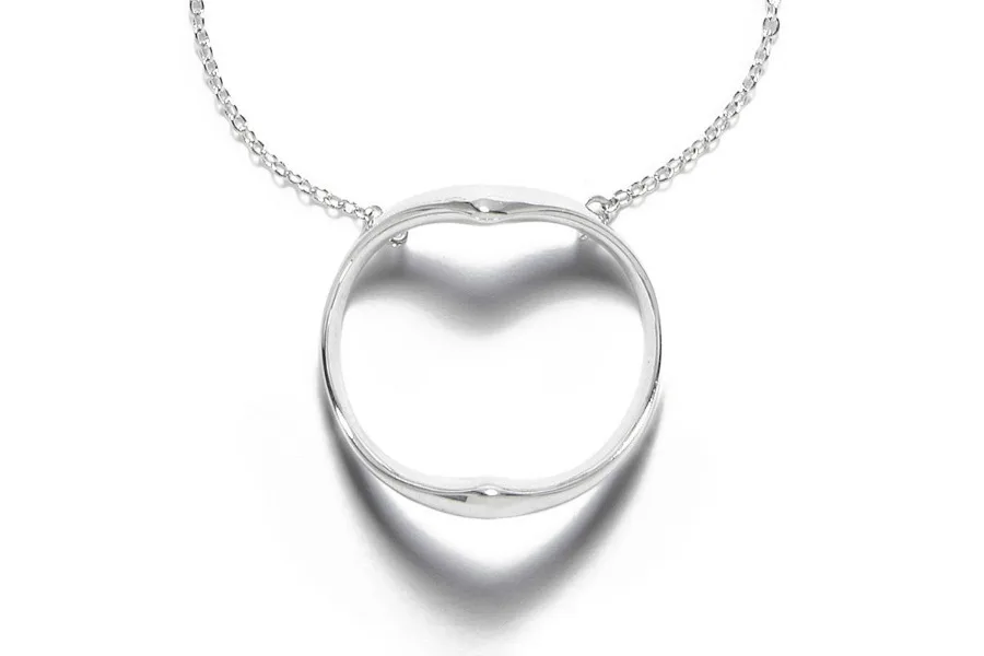 Mother's Day jewelry gift idea: Shadow Heart Necklace from Uncommon Goods
