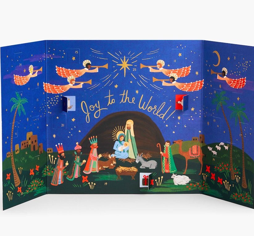 Coolest advent calendars | Rifle Paper Co. nativity 