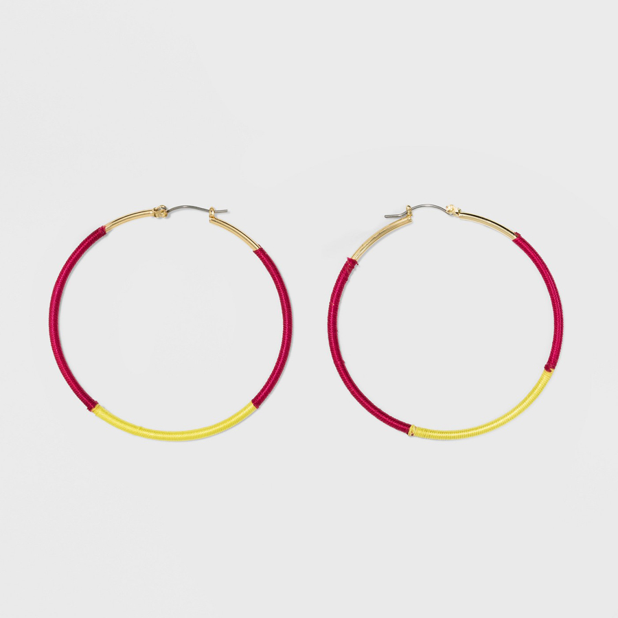 SUGARFIX by BaubleBar at Target: Striped Hoop Earrings