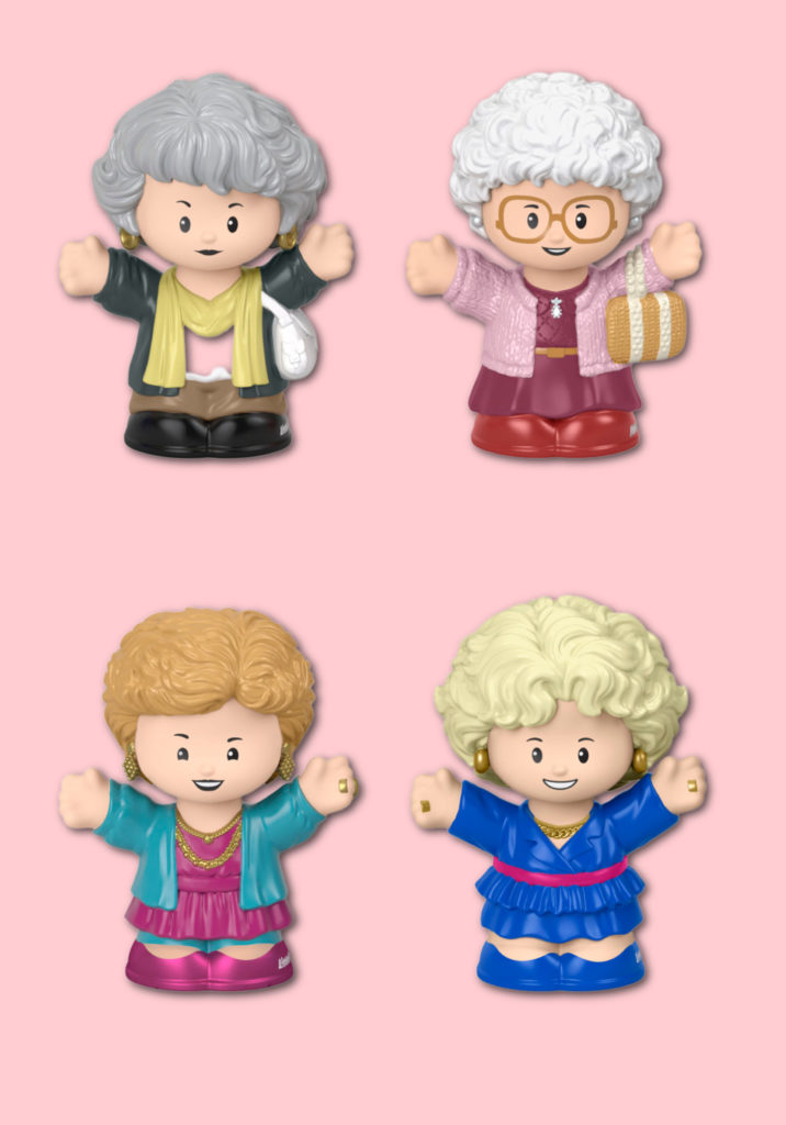 The new Golden Girls set of Fisher Price Little People Figurines are just out!
