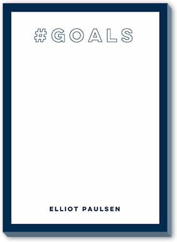 hashtag-goals personalized notebook: Great Father's Day gifts under $15