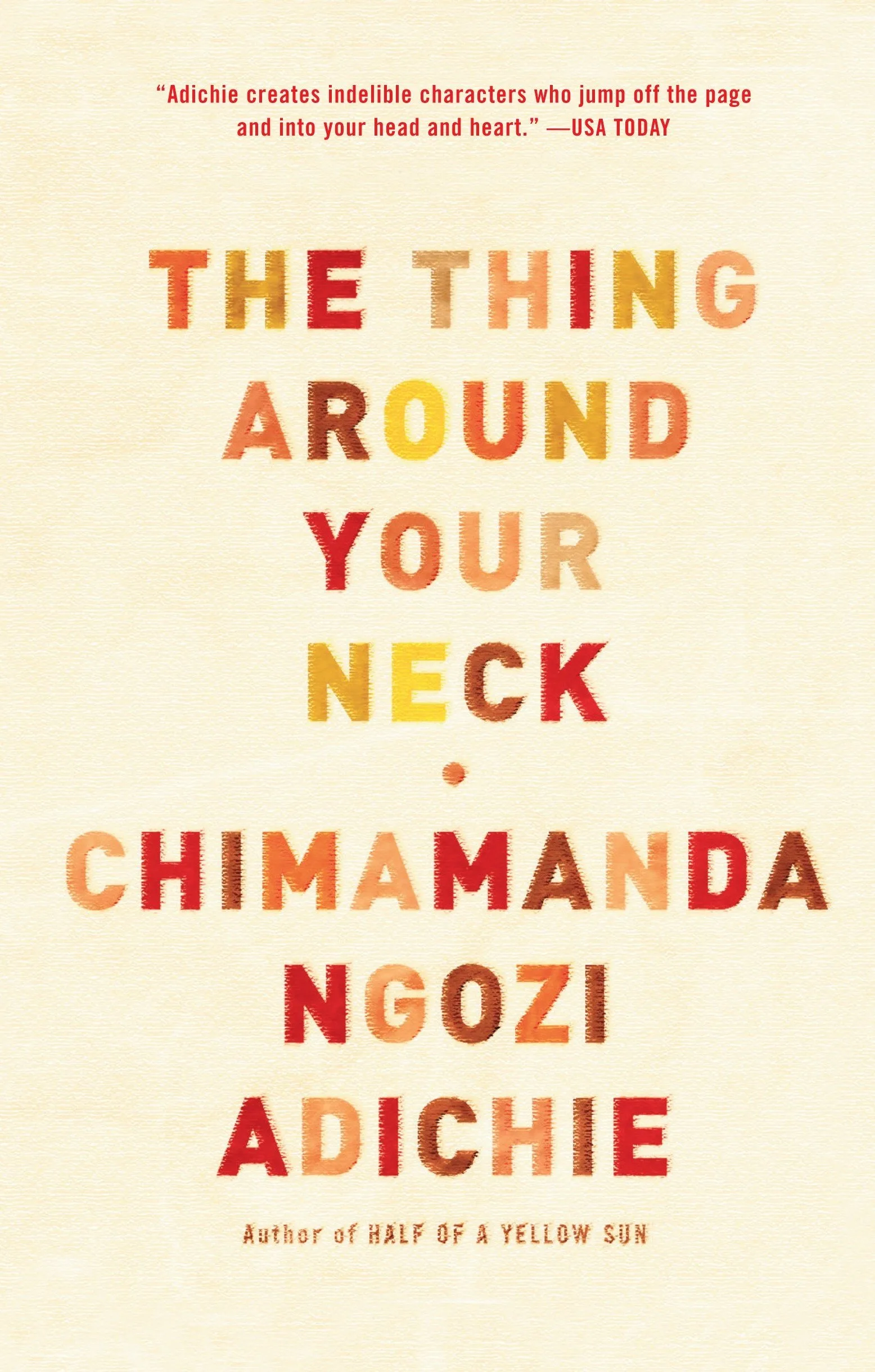Goodreads Reading Challenge: That Thing Around Your Neck by Chimamanda Ngozi Adichie