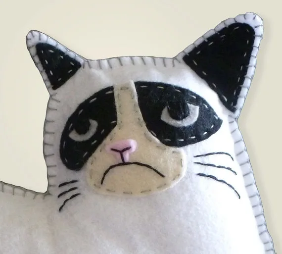 Sew your own Grumpy Cat. Trust us, he'll hate it.
