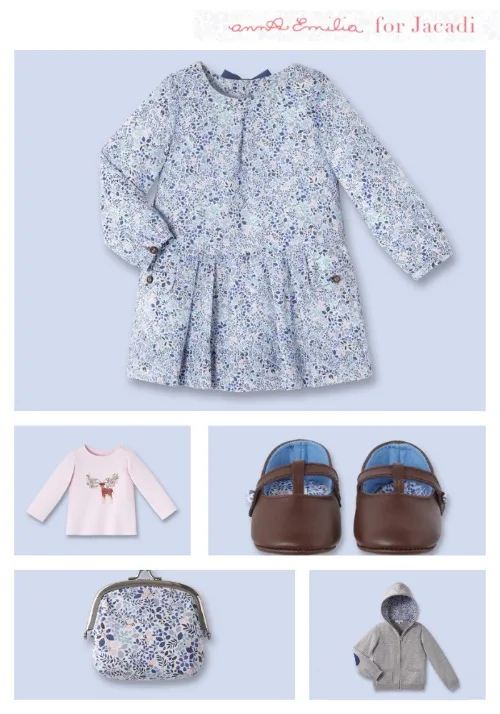 Classic children's illustrations meet gorgeous clothes for little girls: The new Anna Emilia Collection for Jacadi