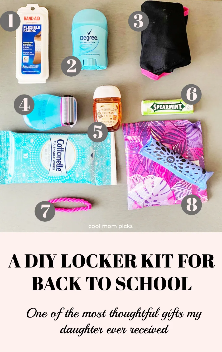 Making a DIY locker kit for school: First Aid Pouch from Carolina Made on Etsy