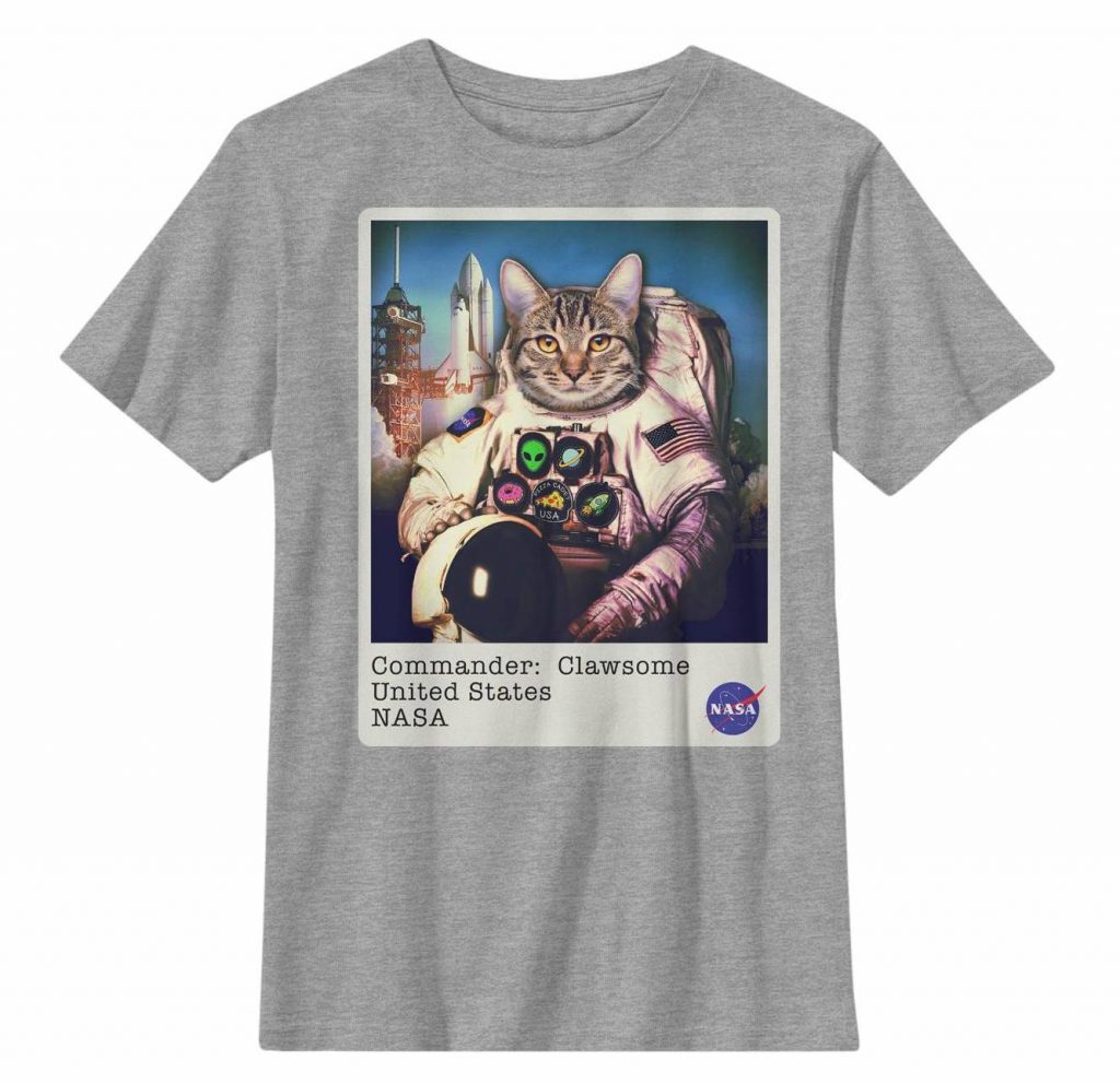 NASA cat t-shirt at Target