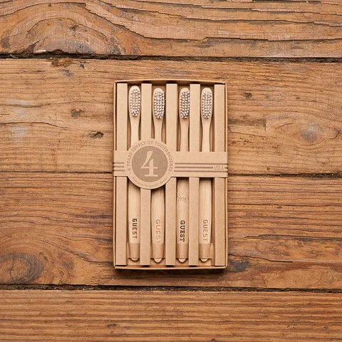Offer a warm welcome with eco-savvy guest toothbrushes