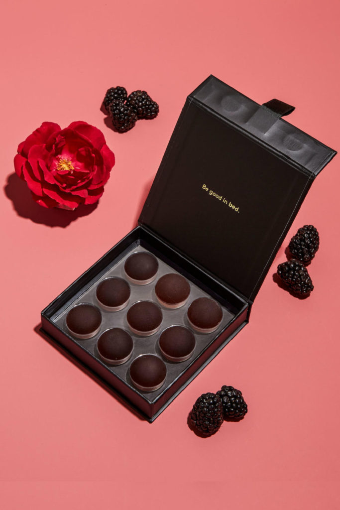 Practical Valentine's Gifts for her: CBD gummies from woman-run Molly J, formulated to help her get better sleep