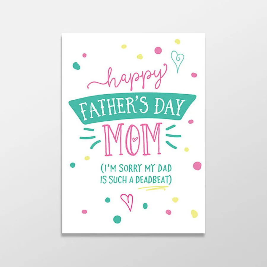 Funny Father’s Day Cards: Hippest Dad Around Card from Ramble Goods