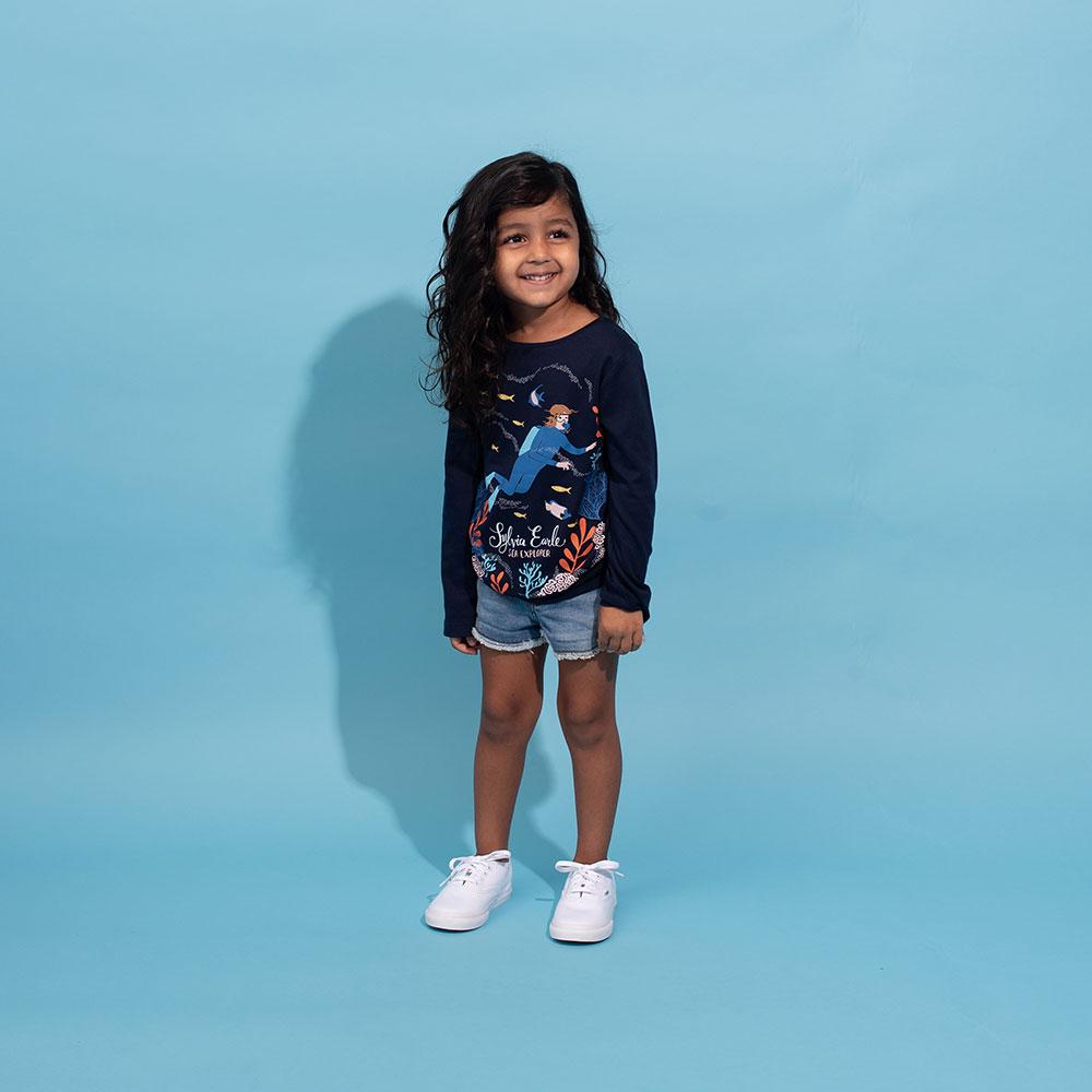 Sylvia Earle tee for kids