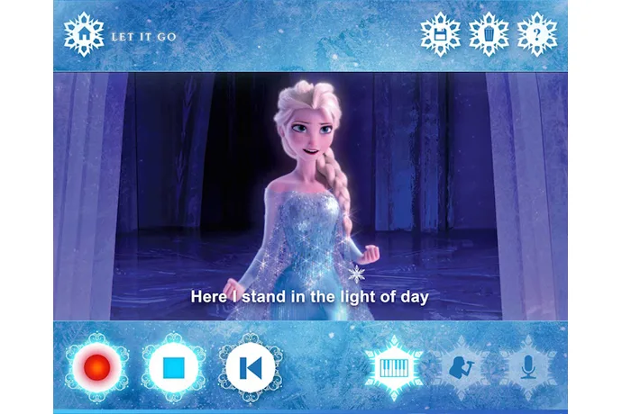 Frozen Karaoke App