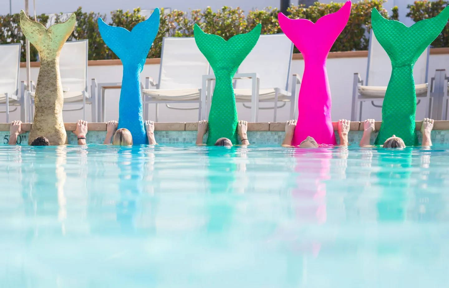 What to do in San Diego with teens: The Hotel Del Coronado is packed with activities like Mermaid Fitness!