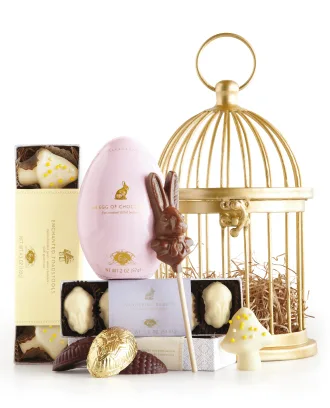 Outrageously gourmet Easter treats and chocolates that you'll share with the kids uh, never.