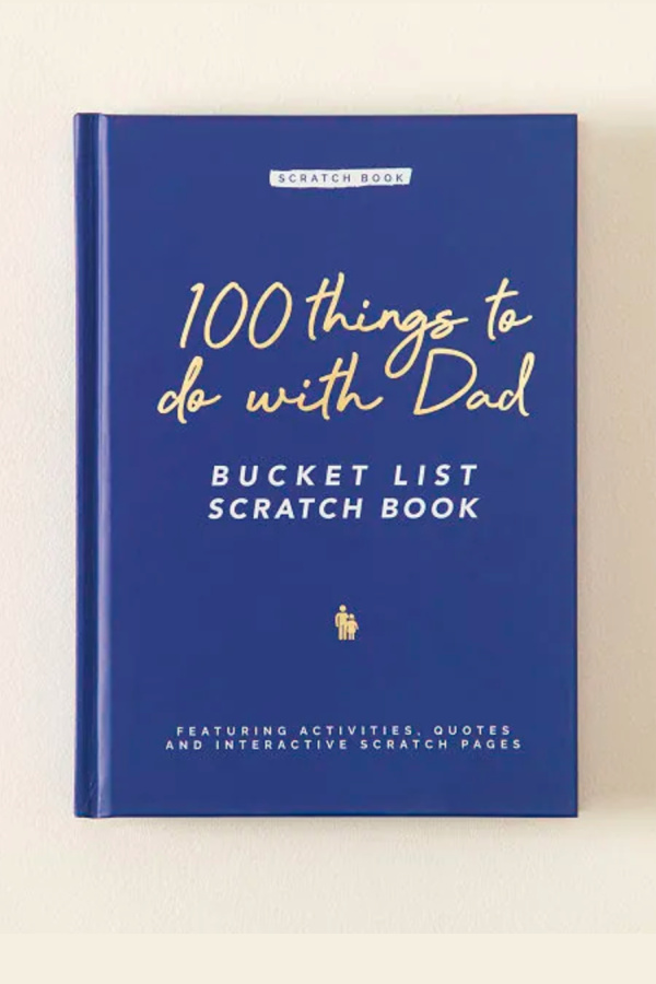 100 Things to Do With Dad: A bucket list scratch book filled with ideas and inspiration | Father's Day Gift Guide