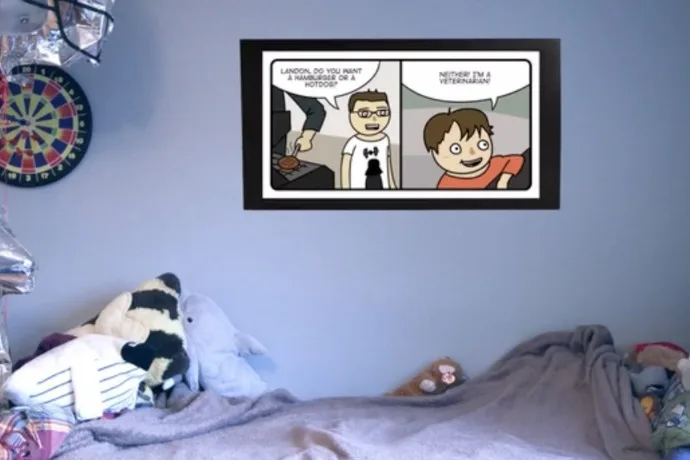 Turn the hilarious things your kids say into original illustrated comic strips, from Peanut Gallery Art. Brilliant gift!