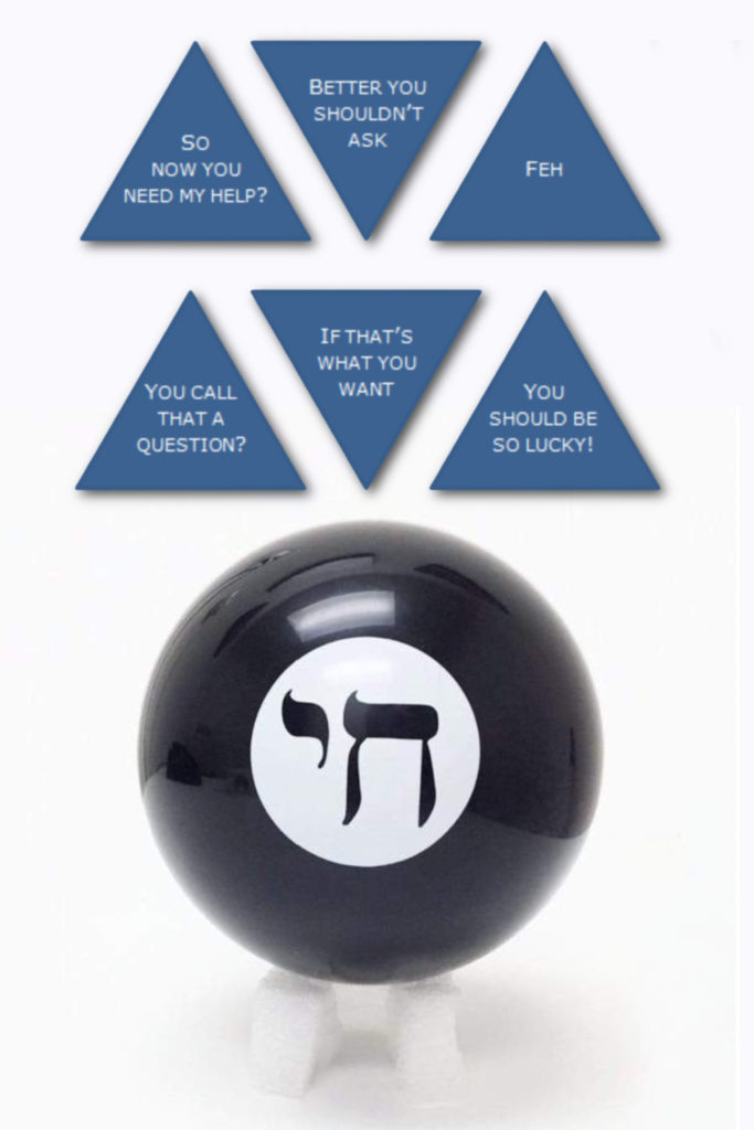 Hanukkah gifts 2022: Hebrew wisdom in a parody of the classic Magic 8 Ball