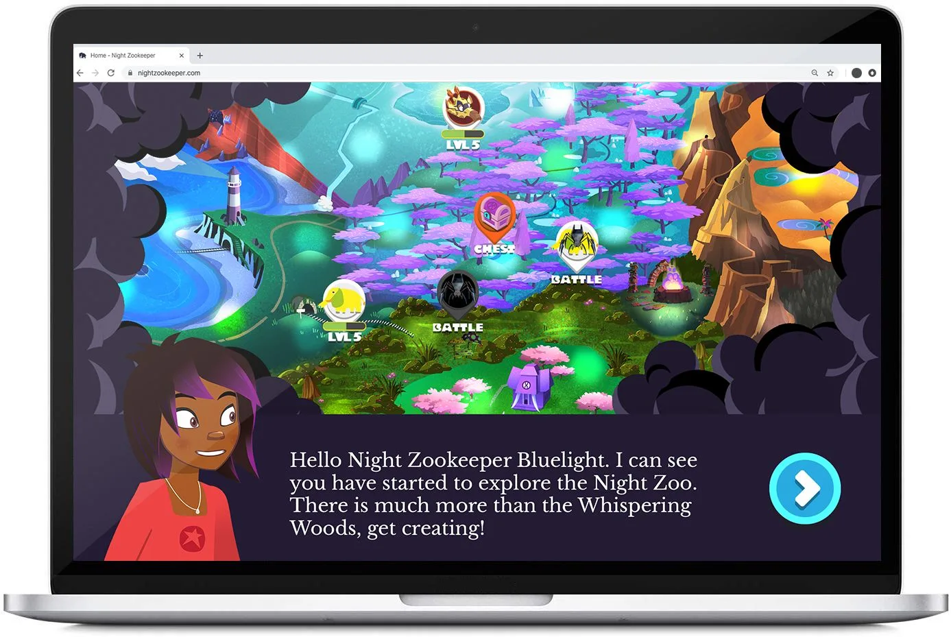 Night Zookeeper makes learning to read and write really engaging and fun for 6-12 year olds (sponsored)