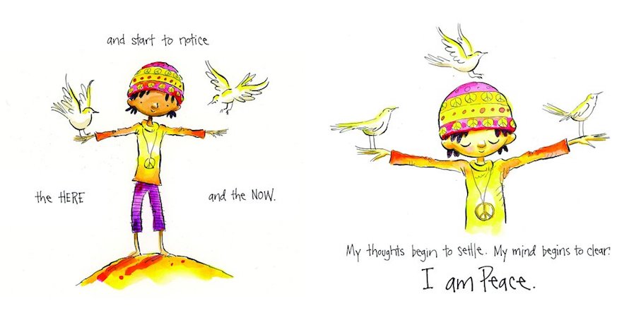 Children's books about mindfulness: I Am Peace by Susan Verde and Peter Reynolds