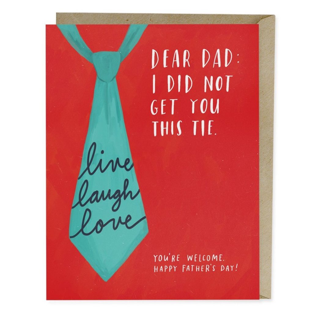 Funny Father's Day cards: Bad ties by Emily McDowell