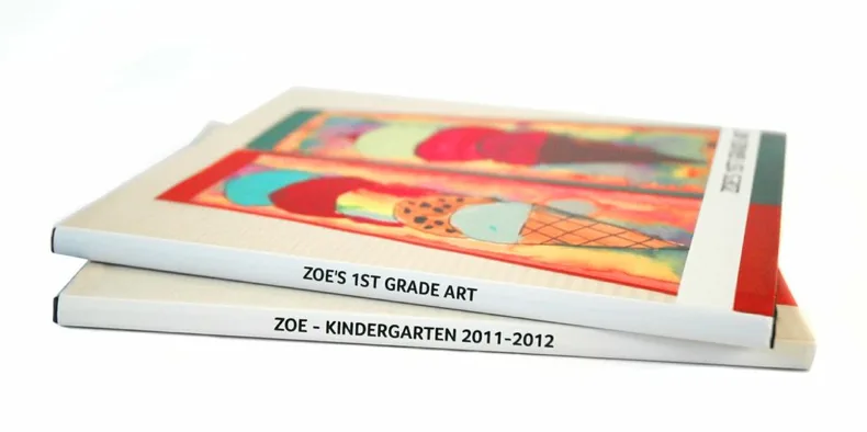 Artkive photo books from kids' artwork