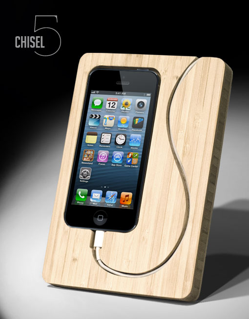 Spring clean your desk - Chisel iPhone 5 Dock | Cool Mom Picks