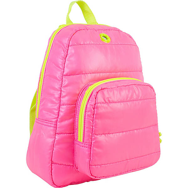 cool backpacks for preschool, kindergarten and little kids: Neon quilted backpack in multiple color combos