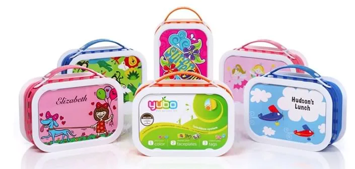 Yubo - The BPA free lunchbox that practically packs itself