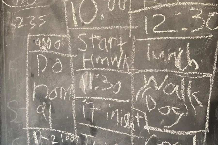 Creating a homeschool schedule during school closures: 8 different schedule to help you see what works best for you