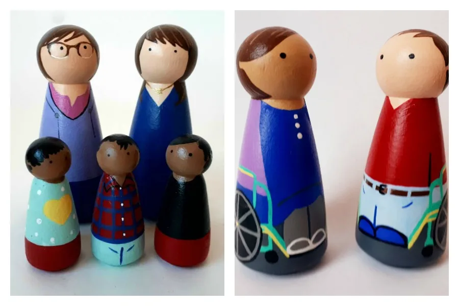 Plan Toys' ethnically diverse doll family