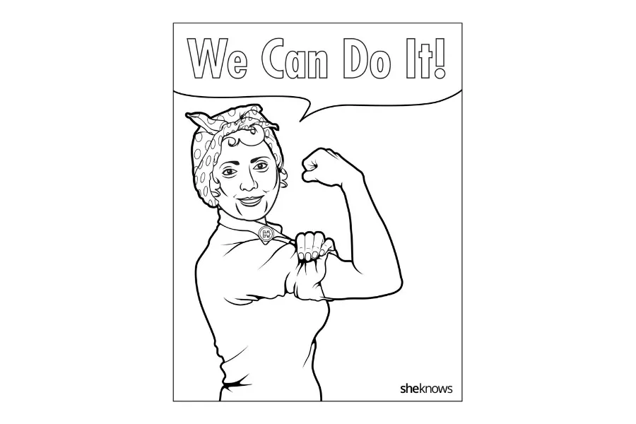 Celebrate Women's History Month with these awesome coloring pages.