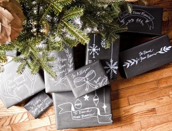 DIY gold-dipped succulent plant gift via Homey Oh My
