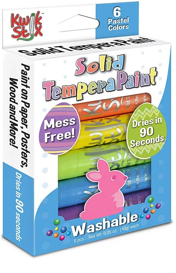 Fill their Easter basket with these mess-free solid tempura paint sticks