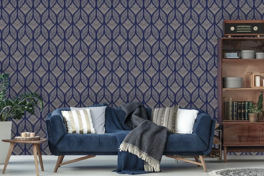 Change the look of a room with Coloritto peel-and-stick wallpaper