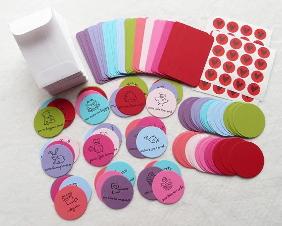 DIY Valentine card kits for the semi-to-not-very crafty