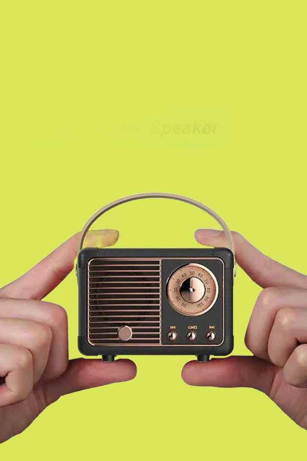 Mini retro bluetooth speaker: Best gifts for under $15 for adults
