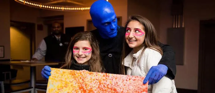 Outrageous birthday party ideas: Blue Man Group