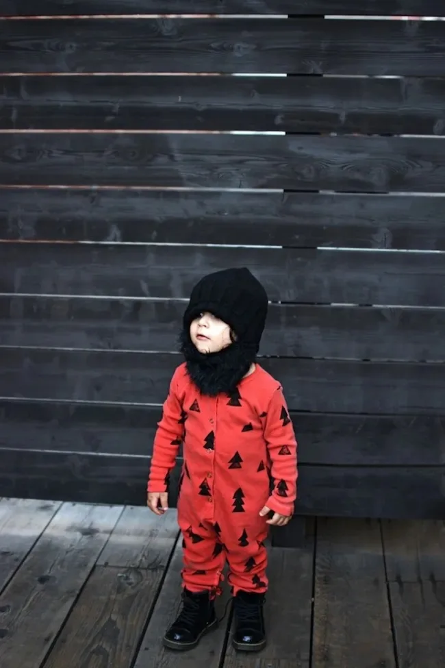 Kids' Halloween costumes made with pajamas